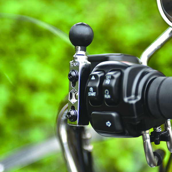 RAM Cromato Moto Serbatoio Serbatoio Sfera Ram Mounts RAM-B-309-1CHU - immagine 2