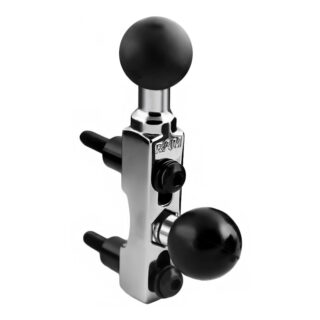 RAM® Chrome Motorcycle Brake/Clutch Reservoir Double Ball Base Ram Mounts RAM-B-309-2CH