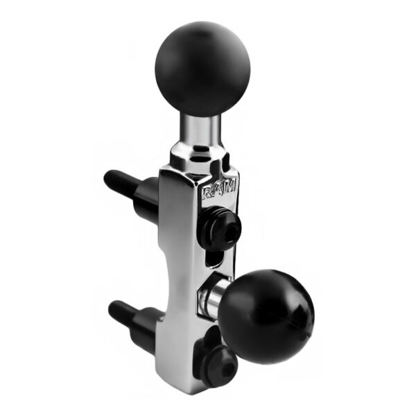 RAM Serbatoio Freno/Frizione Moto Cromato Doppia Base a Sfera Ram Mounts RAM-B-309-2CHU