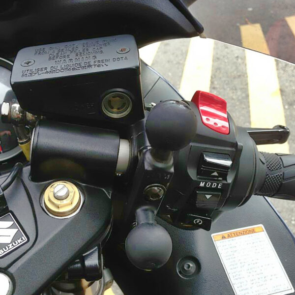 RAM Base Serbatoio Freno/Frizione Moto con Sfera Aggiuntiva Ram Mounts RAM-B-309-2U - immagine 2