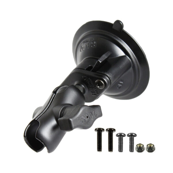 RAM Base a ventosa Twist-Lock con braccio a brugola Ram Mounts RAM-B-311BU-LO2