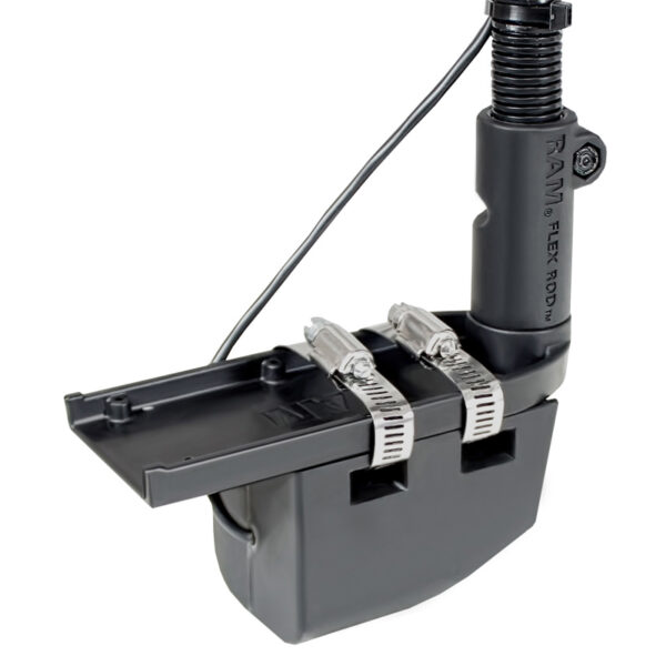 Supporto RAM per altoparlante HydroWave con asta in alluminio da 18" e base a rombo Ram Mounts RAM-B-316-18-TRA2 - immagine 2
