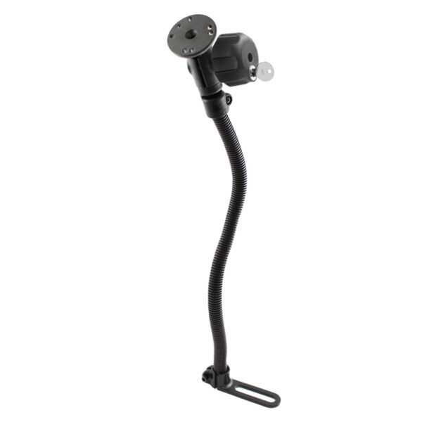 RAM Pod I Supporto per veicoli con bloccaggio con asta da 18" e piastra tonda Ram Mounts RAM-B-316-1L-202U