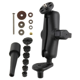 RAM Supporto per stelo forcella per moto con adattatore per action cam da 1/4"-20 Ram Mounts RAM-B-342-366U