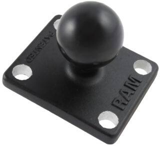 Adattatore a sfera RAM con piastra AMPS e fori da 7 mm Ram Mounts RAM-B-347U-BT
