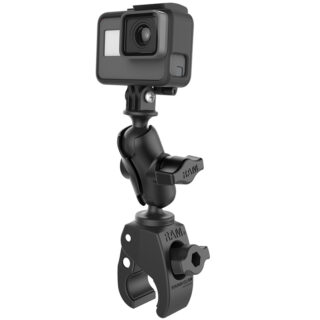 RAM Tough-Claw Clamp Mount con adattatore per action cam - Alluminio Ram Mounts RAM-B-400-A-GOP1U