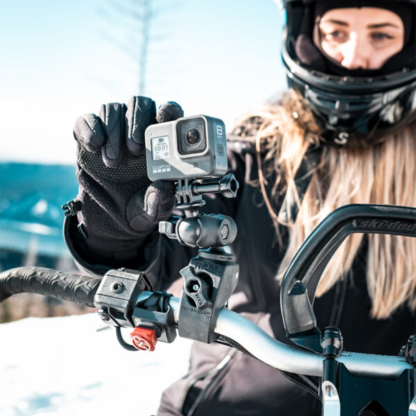 RAM Tough-Claw Clamp Mount con adattatore per action cam - Alluminio Ram Mounts RAM-B-400-A-GOP1U - immagine 3