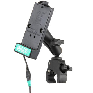 GDS® Powered Phone Dock with RAM® Tough-Claw™ Small Clamp Mount Ram Mounts RAM-B-400-GDS-DOCK-V1U
