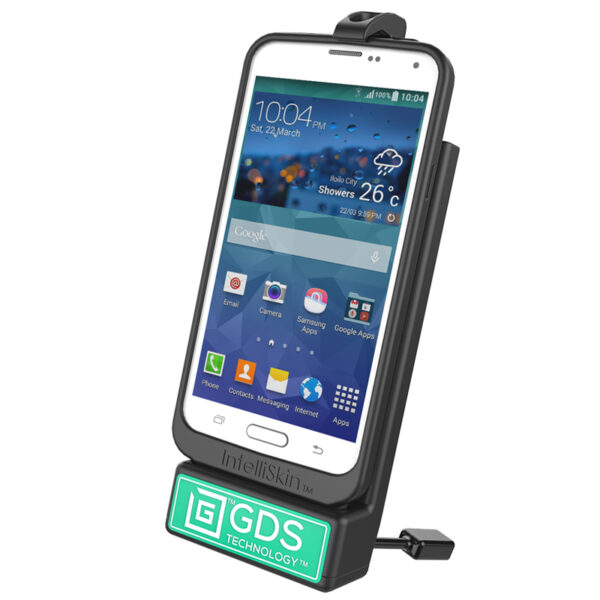 GDS® Powered Phone Dock with RAM® Tough-Claw™ Small Clamp Mount Ram Mounts RAM-B-400-GDS-DOCK-V1U - immagine 2