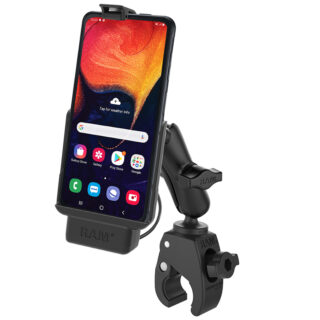 RAM EZ-Roll'r Supporto Tough-Claw alimentato per Samsung XCover Pro Ram Mounts RAM-B-400-SAM9PU
