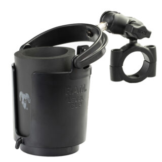 Portabevande RAM Level Cup da 16 once con RAM Torque Large Rail Base Ram Mounts RAM-B-408-112-15-A-132U