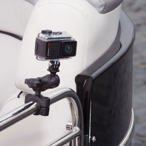 RAM Torque Base per guida grande con adattatore universale per action cam Ram Mounts RAM-B-408-112-15-A-GOP1U - immagine 4