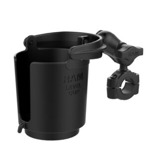 RAM Level Cup 16oz Portabevande con RAM Torque Base Rail Media Ram Mounts RAM-B-408-75-1-A-132U