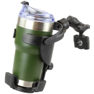 RAM Level Cup XL 32oz Portabevande con RAM Torque Base Rail Media Ram Mounts RAM-B-408-75-1-A-417U
