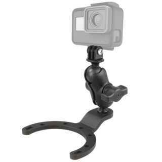 RAM Supporto per serbatoio di gas grande con adattatore universale per action cam Ram Mounts RAM-B-411-A-GOP1U