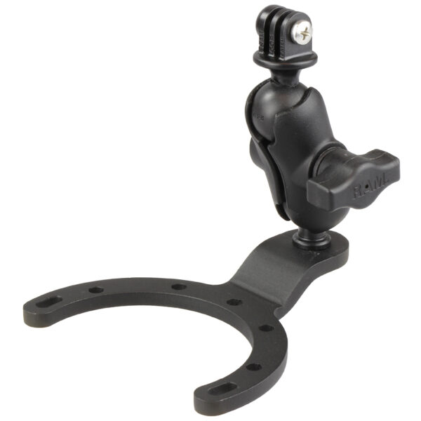 RAM Supporto per serbatoio di gas grande con adattatore universale per action cam Ram Mounts RAM-B-411-A-GOP1U - immagine 2