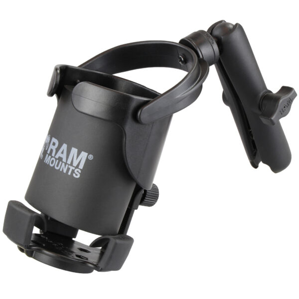 RAM Level Cup XL 32oz Portabevande con doppio braccio a presa Ram Mounts RAM-B-417B-C-201U