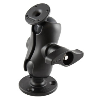 Supporto Ram Mounts RAM-D-101-C-254U con doppia sfera piana di diverso diametro