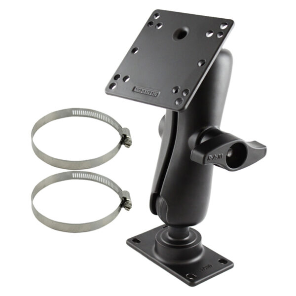 Doppio supporto a sfera RAM con piastra VESA 100x100mm e piastra VESA 50x100mm Ram Mounts RAM-D-101-ID2U