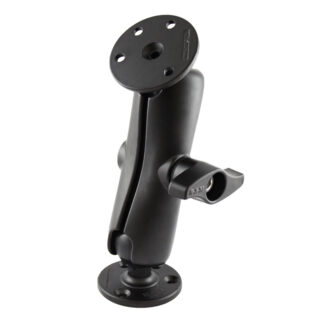 RAM Supporto universale a doppia sfera con due piastre tonde e controdado Ram Mounts RAM-D-101-MIU