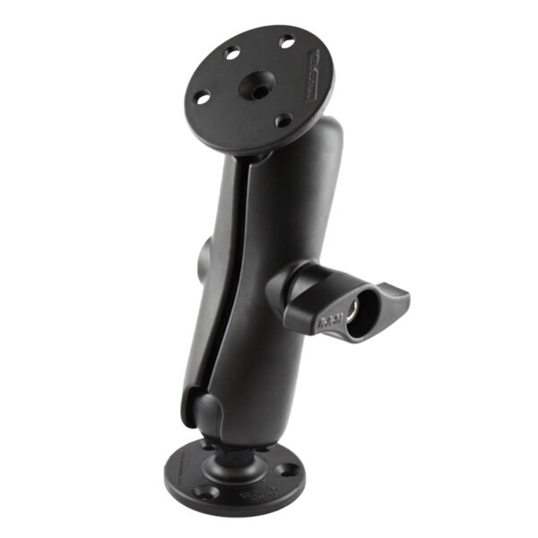 RAM Supporto universale a doppia sfera con due piastre tonde e controdado Ram Mounts RAM-D-101-MIU