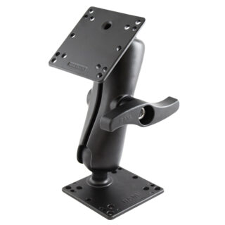 Doppio supporto a sfera RAM con due piastre VESA 100x100mm e manopola grande Ram Mounts RAM-D-101-NEC1U