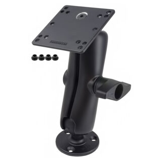 RAM Doppio Montaggio a Sfera con Piastra VESA Rinforzata in Acciaio 100x100mm Ram Mounts RAM-D-101U-246-IN1