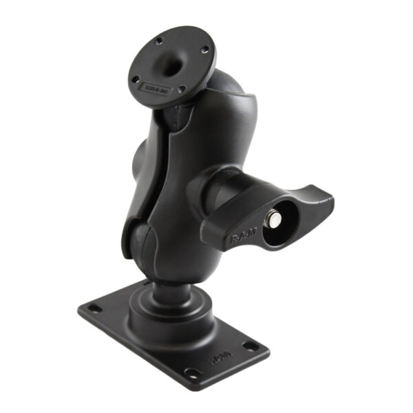 RAM Doppio Montaggio a Sfera con Piastra VESA 50x100mm - Corto Ram Mounts RAM-D-101U-C-243