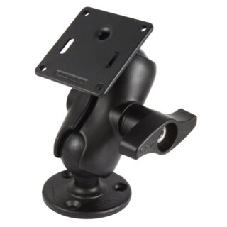RAM Doppio Montaggio a Sfera con Piastra VESA 75x75mm e Controdado - Corto Ram Mounts RAM-D-101U-C-MI1-2461