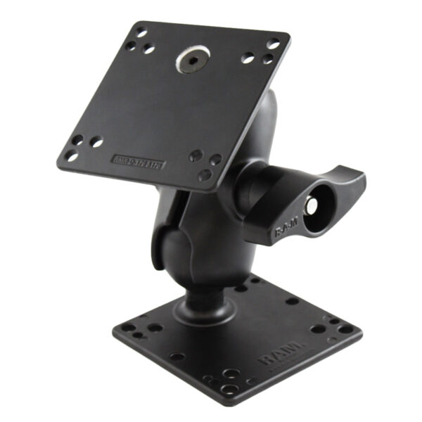 RAM Doppio Montaggio a Sfera con Due Piastre VESA Rinforzate in Acciaio 100x100mm Ram Mounts RAM-D-101U-C-RAY1
