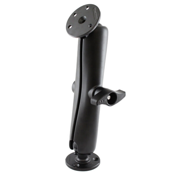 RAM Doppio Montaggio a Sfera con Due Grandi Piastre Tonde - tipo D Lunga Ram Mounts RAM-D-101U-E