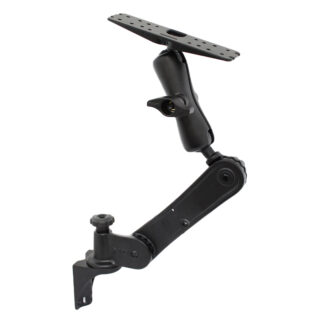 RAM Supporto a cricchetto verticale con doppio supporto a sfera e piastra elettronica Ram Mounts RAM-D-101U-GE1