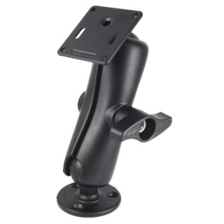 RAM Doppio Montaggio a Sfera con Piastra VESA 75x75mm e Controdado - Medio Ram Mounts RAM-D-101U-MI1-2461