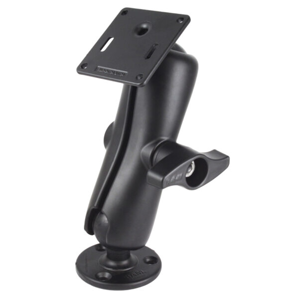 RAM Doppio Montaggio a Sfera con Piastra VESA 75x75mm e Controdado - Medio Ram Mounts RAM-D-101U-MI1-2461