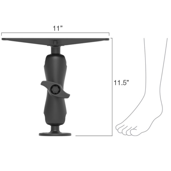 RAM® Large Marine Electronics Mount Ram Mounts RAM-D-111 - immagine 2
