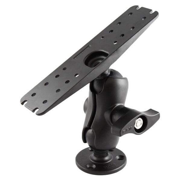 RAM Supporto per Elettronica Nautica Grande con Controdado - Corto Ram Mounts RAM-D-111U-C-MI1