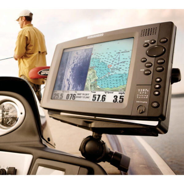 RAM Supporto per Elettronica Nautica Grande con Controdado - Corto Ram Mounts RAM-D-111U-C-MI1 - immagine 3