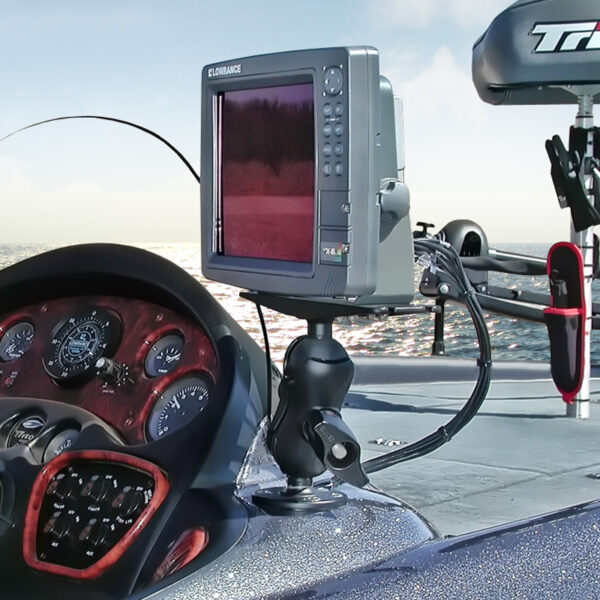 RAM Supporto per Elettronica Nautica Grande con Controdado - Corto Ram Mounts RAM-D-111U-C-MI1 - immagine 4