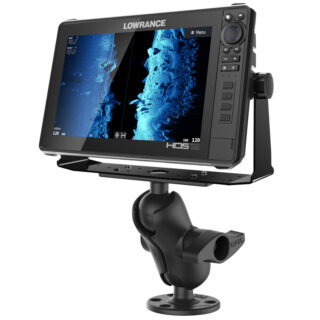 Supporto nautico Ram Mounts RAM-D-115-C con sfera D e base preforata per Ecoscandagli pesanti