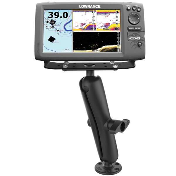 Supporto nautico Ram Mounts RAM-D-115-E con fori compatibili con GPS e ECOScandagli  marini