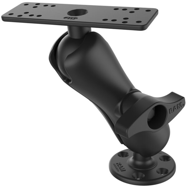 RAM Supporto per Elettronica Marina - tipo D Media Ram Mounts RAM-D-115 - immagine 3