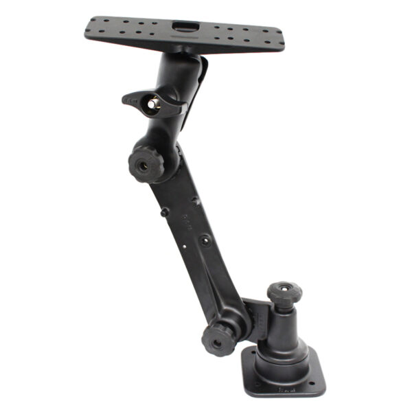 RAM Cricchetto Esteso Montaggio Orizzontale con Piastra Elettronica Grande Ram Mounts RAM-D-162H-MC1