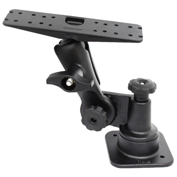 RAM Cricchetto Montaggio Orizzontale con Piastra Elettronica Grande Ram Mounts RAM-D-162H-MC5
