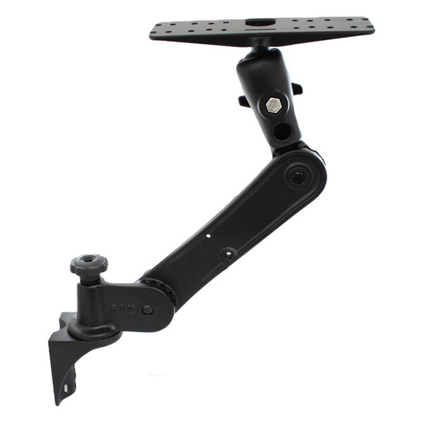 RAM Cricchetto Esteso Montaggio Verticale con Piastra Elettronica Grande Ram Mounts RAM-D-162V-MC1