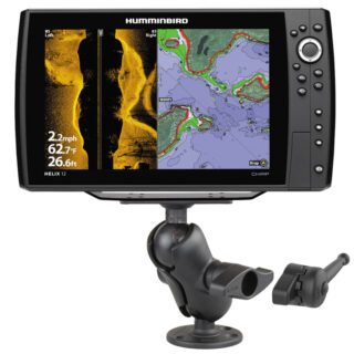 RAM Drill-Down Supporto a sfera per Humminbird Helix 8-15, XPLORE e Apex Ram Mounts RAM-D-202-25-C-202-KNOB9HU