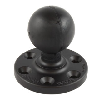 RAM Piastra Tonda Grande con Schema a 6 Fori e Sfera - Misura D Ram Mounts RAM-D-202U-SYM1