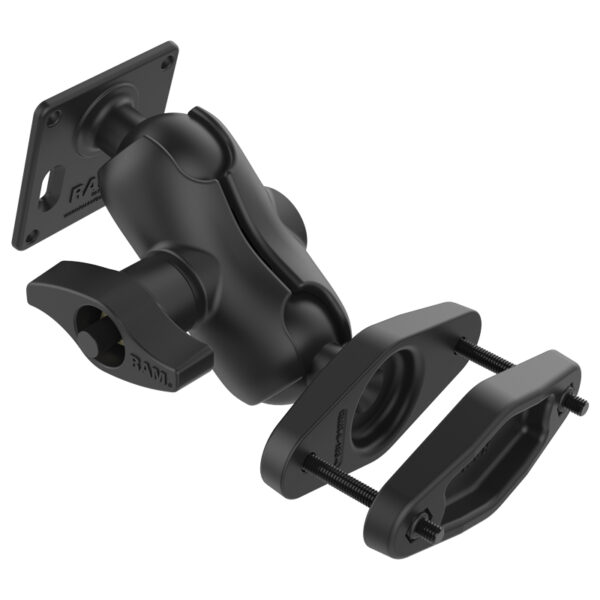 Supporto Ram Mounts RAM-D-2461U-C-247-4 VESA per pilastrini fino a 10,16cm Square Post Clamp - immagine 2