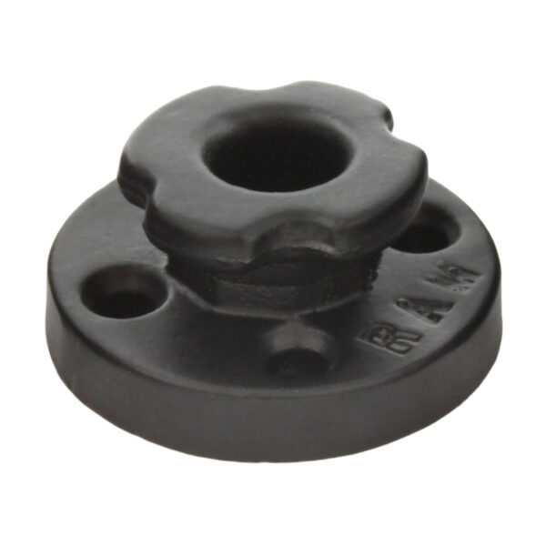 RAM Adattatore Base Rotonda con Grande Bottone Ottagonale in Alluminio Ram Mounts RAM-D-324-OFU