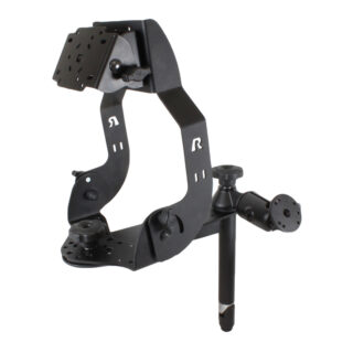 RAM® MDT Display Mount with Long Flange, Swing Arm & 8" Upper Pole Ram Mounts RAM-DIS-MDT2-8-SW1