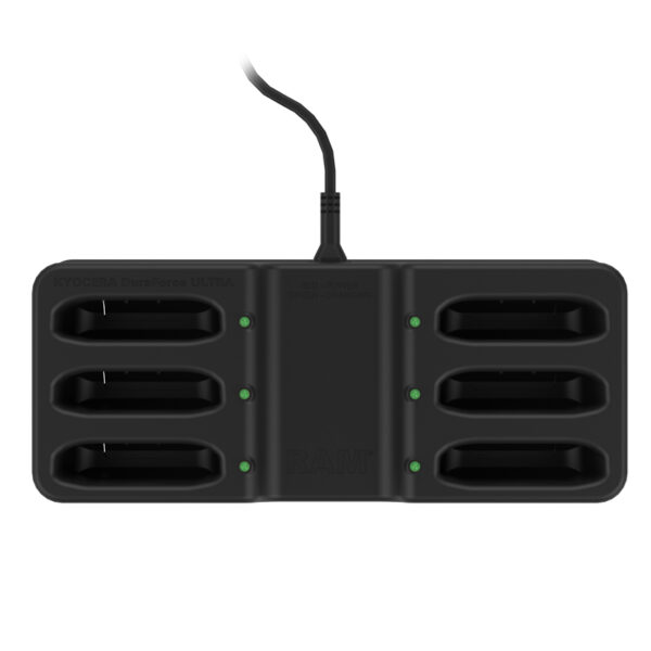 Dock di ricarica a 6 porte RAM per Kyocera DuraForce Ultra 5G E7110 Ram Mounts RAM-DOCK-6G-KYO1PU - immagine 2